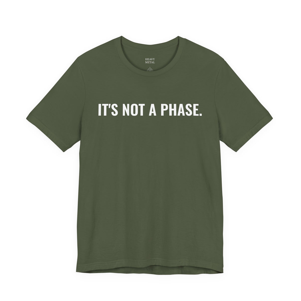 IT'S NOT A PHASE.