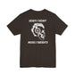 HEAVY MUSIC//HEAVY WEIGHTS back logo T-shirt by Heavy//Heavy.
