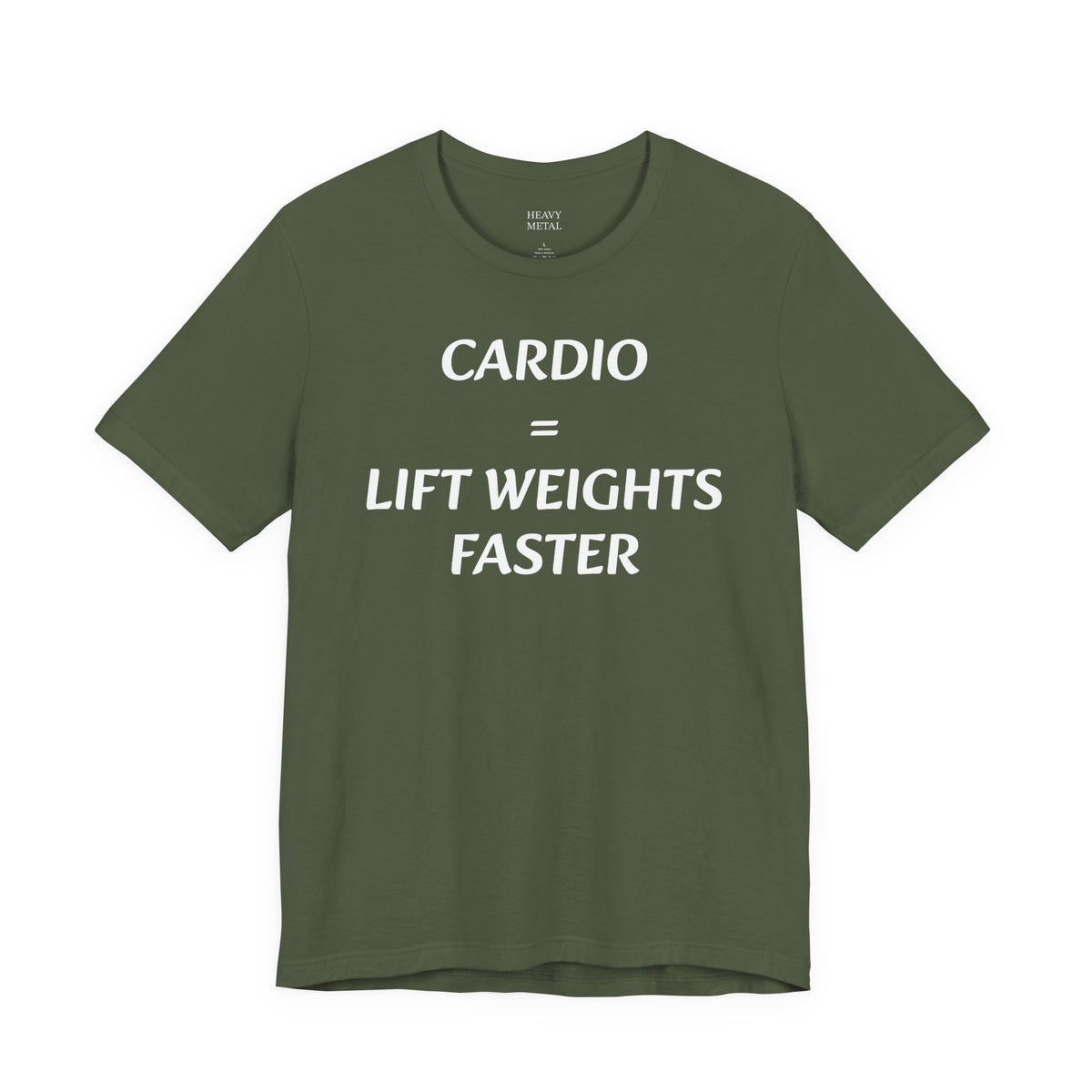 CARDIO = LIFT WEIGHTS FASTER