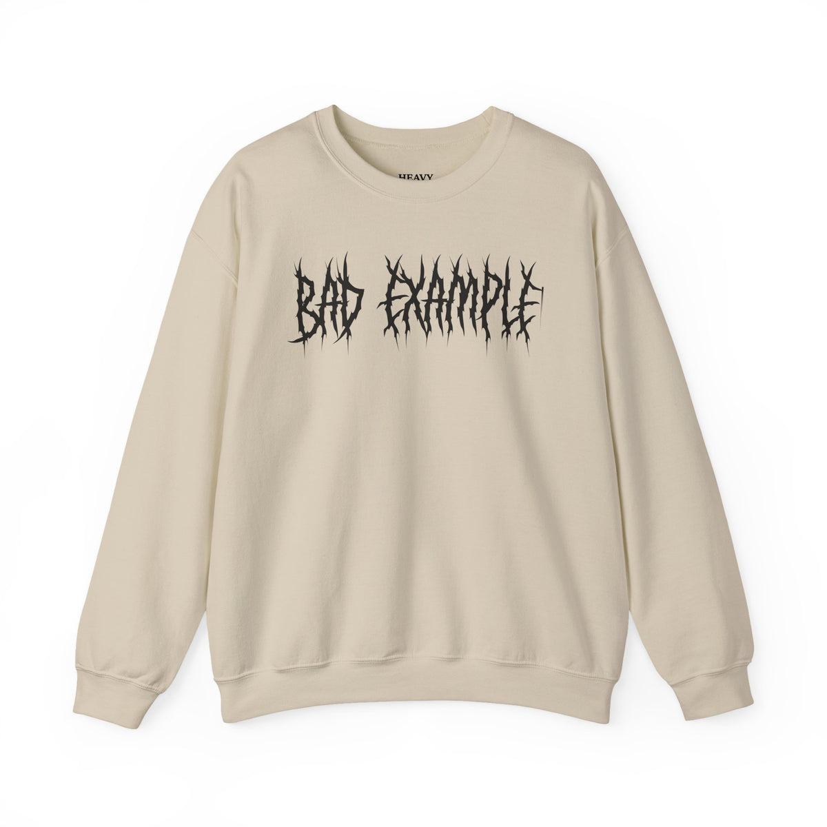 BAD EXAMPLE. deathcore Sweatshirt — Moody Graphic Pullover