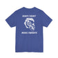 HEAVY MUSIC//HEAVY WEIGHTS back logo T-shirt by Heavy//Heavy.