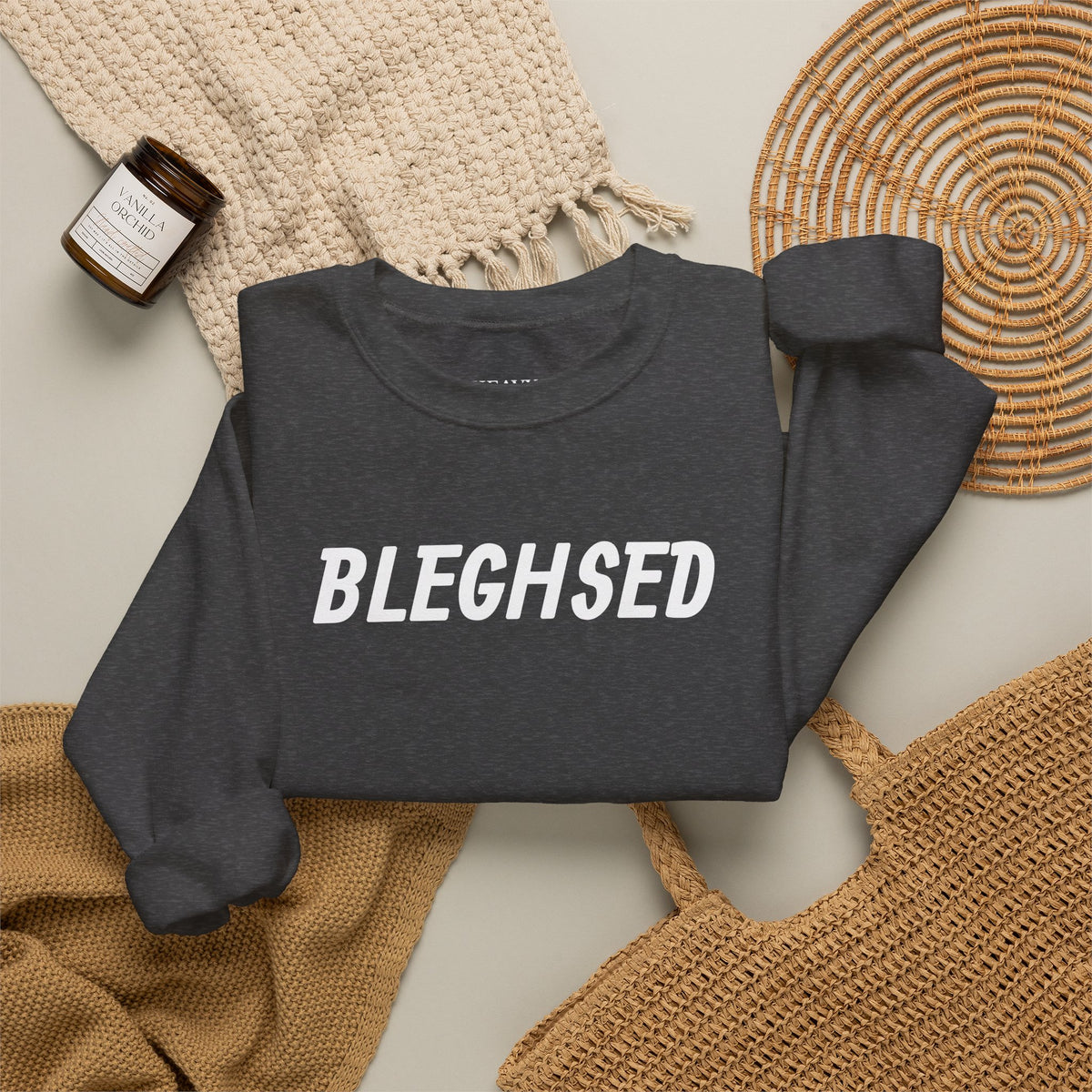 BLEGHSED Sweatshirt — Moody Graphic Pullover
