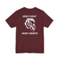 HEAVY MUSIC//HEAVY WEIGHTS back logo T-shirt by Heavy//Heavy.