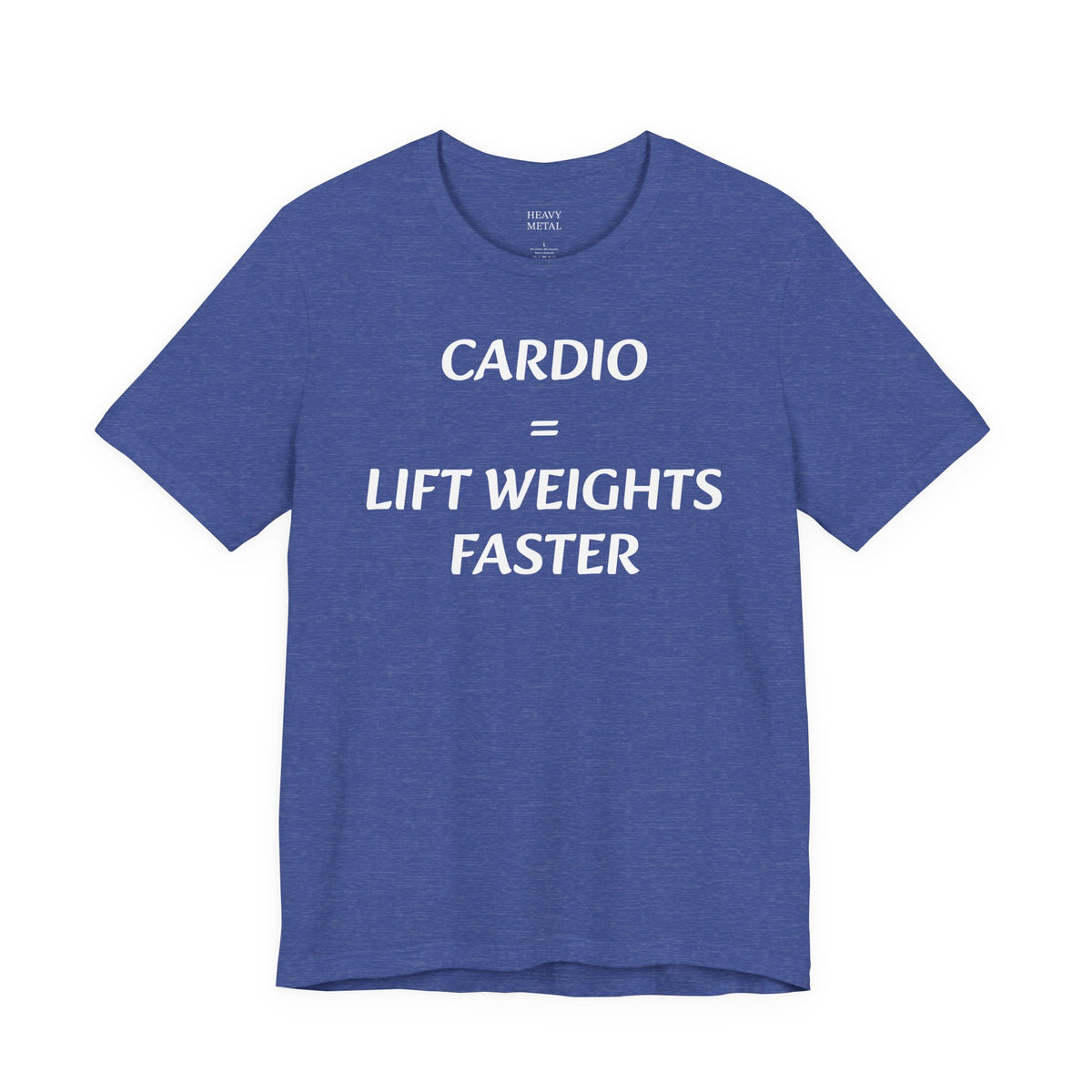 CARDIO = LIFT WEIGHTS FASTER