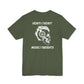 HEAVY MUSIC//HEAVY WEIGHTS back logo T-shirt by Heavy//Heavy.