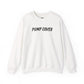 PUMP COVER crewneck sweatshirt by Heavy//Heavy.